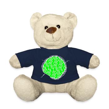 Repas végétalien Veganism Present Joke Gift Idea - Nounours - bleu marine - Devant