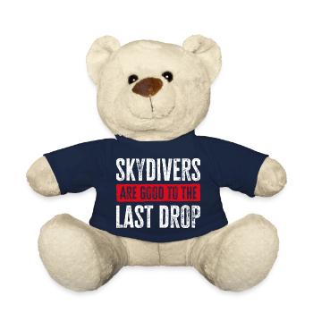 Funny Skydiver Quote: Perfect Gift! - Teddy Bear - french navy - Front