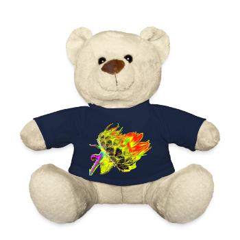 A colorful sunflower in bloom, A733107 - Teddy Bear - french navy - Front