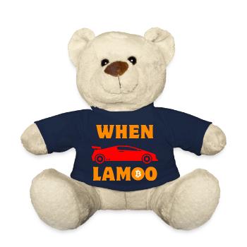 Crypto quand Lambo BTC Bitcoin - Nounours - bleu marine - Devant