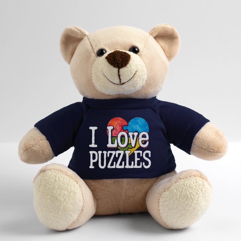 J’aime les puzzles pièce puzzle Nounours