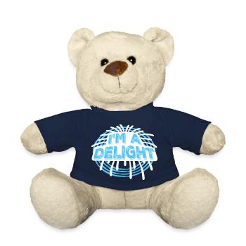 Funny I'm A Delight Sarcastic Delightful Humor Fun - Teddy Bear - french navy - Front
