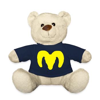 Bighorn Sheep Silhouette – Pure Wilderness - Teddy Bear - french navy - Front