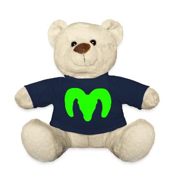 Bighorn Sheep Silhouette – Pure Wilderness - Teddy Bear - french navy - Front