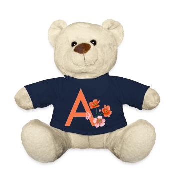 A mit Blumen - Teddy - French Navy - Vorne