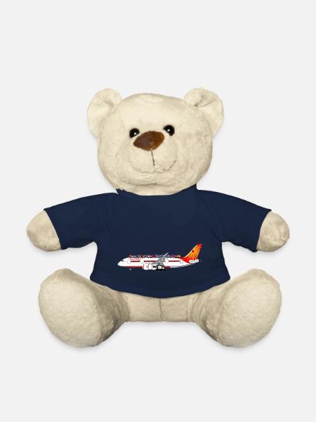 plane - Teddy Bear - french navy
