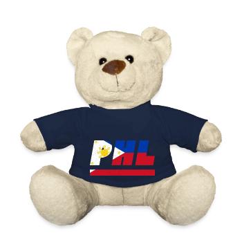 Drapeau drapeau philippin PHL - Nounours - bleu marine - Devant