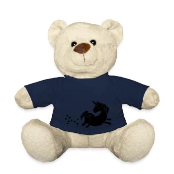 unicorn - Einhorn Sternenstaub - Teddy - French Navy - Vorne