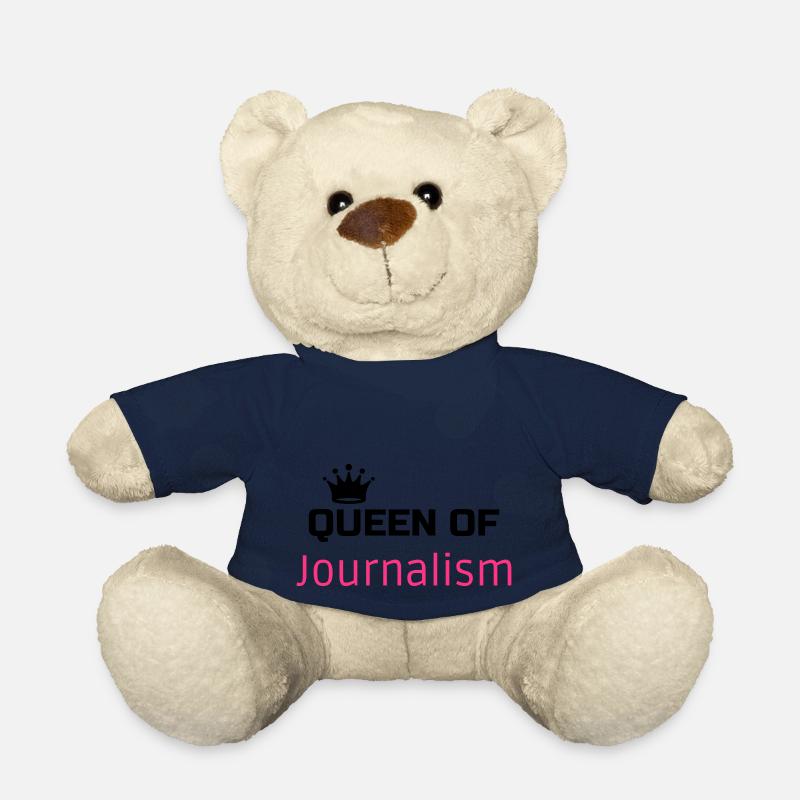 journaliste / journalisme / journal / reporter - Nounours - bleu marine