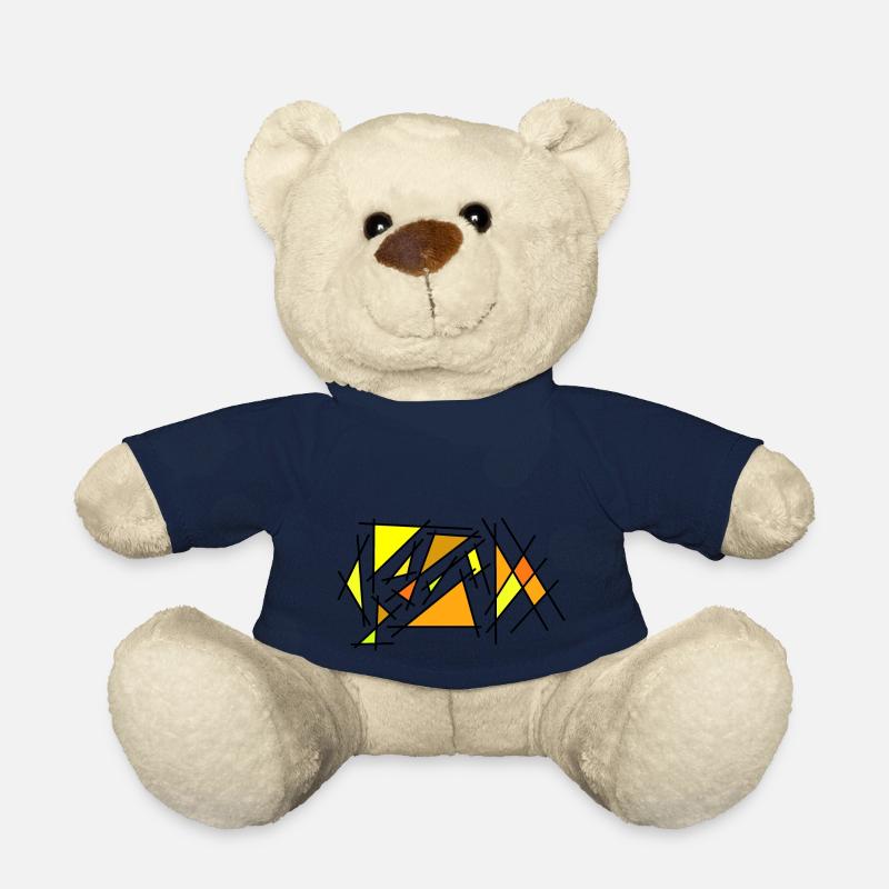 Coin jaune - Nounours - bleu marine