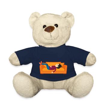 canape sieste dort dormir homme ados garcon - Teddy - French Navy - Vorne