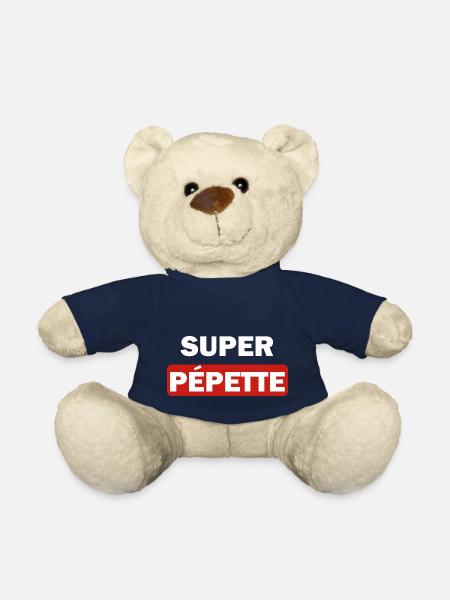 super Pépette - Nounours - bleu marine