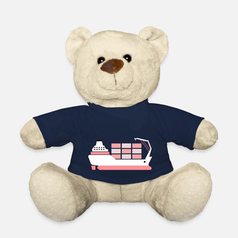 container ship pink - Teddy Bear - french navy