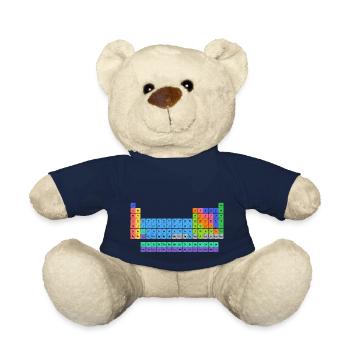 Tableau périodique coloré - Nounours - bleu marine - Devant