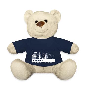 Hamburg Skyline - Teddy - French Navy - Vorne