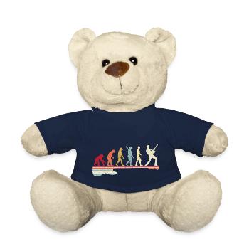 Evolution to guitarist, I like notes and music - Teddy Bear - french navy - Front