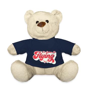 Je préférerais en pilotant l’aviation - Nounours - bleu marine - Devant
