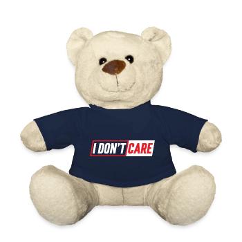 I don't care - Nounours - bleu marine - Devant