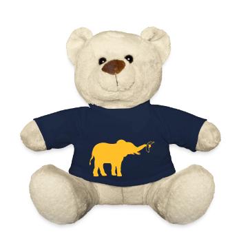 Banane Elefant Silhouette Obst - Teddy - French Navy - Vorne