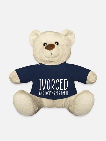 citation drôle divorcée - Nounours - bleu marine