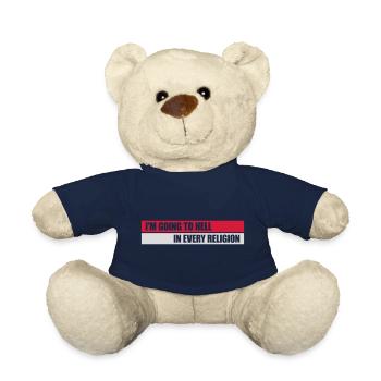 Aller en enfer - Nounours - bleu marine - Devant