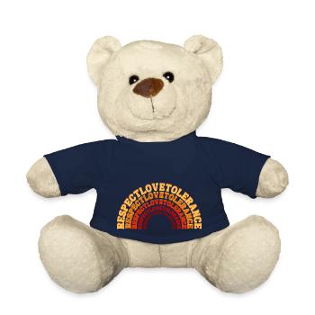 RESPEKT LIEBE TOLERANZ - Teddy - French Navy - Vorne