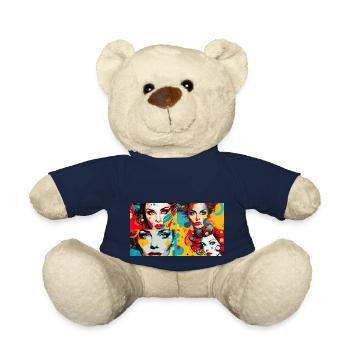 Women Pop Art Classic - Teddy - French Navy - Vorne