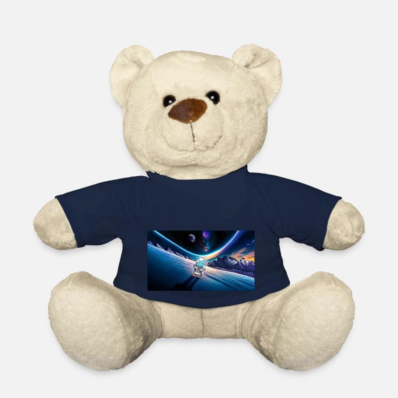 Hugadino astronaute Dino, mignon dinosaure - Nounours - bleu marine