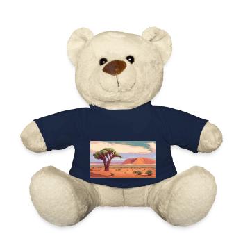 Sossusvlei, Namibie - Pixel Art - Nounours - bleu marine - Devant