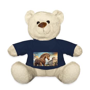 schöne mythische Orte – Trojanisches Pferd - Teddy - French Navy - Vorne