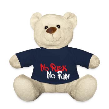 No Risk No Fun - Teddy Bear - french navy - Front