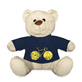 Rennrad Fahrrad Obst Frucht Vintage Retro Grunge - Teddy - French Navy - Vorne