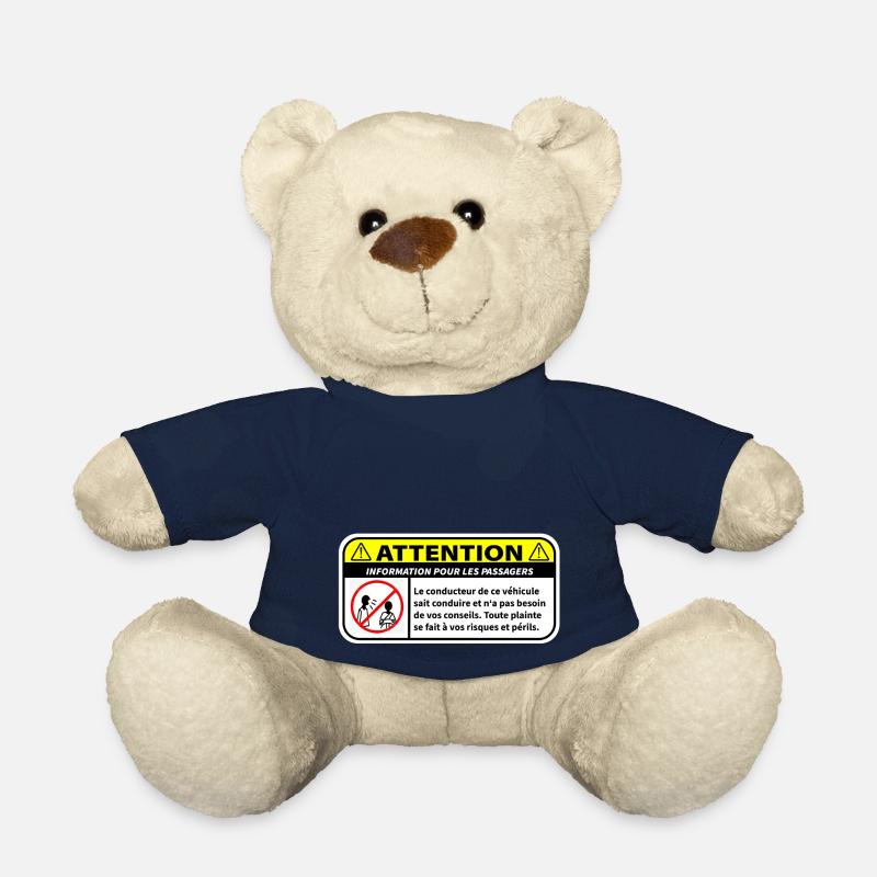 information pour les passagers - Nounours - bleu marine