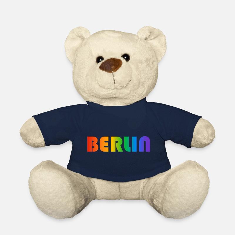 Texte arc-en-ciel de Berlin - Nounours - bleu marine