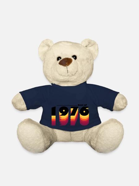 Vintage Celebrating 1976 - 49 Years of Timeless - Teddy Bear - french navy