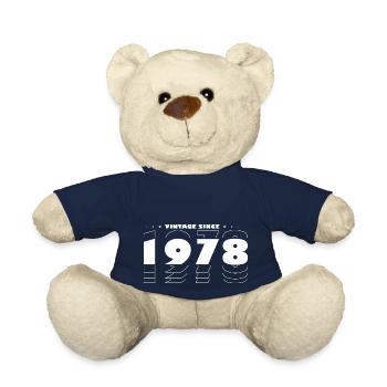 Le meilleur de 1978 - Fêtez 47 ans de millésime - Nounours - bleu marine - Devant