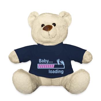 baby loading, Schwangerschaft - Teddy - French Navy - Vorne