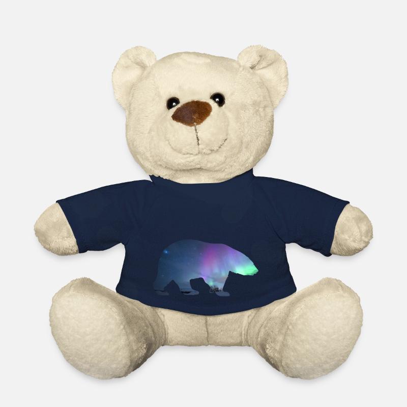 Eisbär Nordlichter Design - Teddy - French Navy