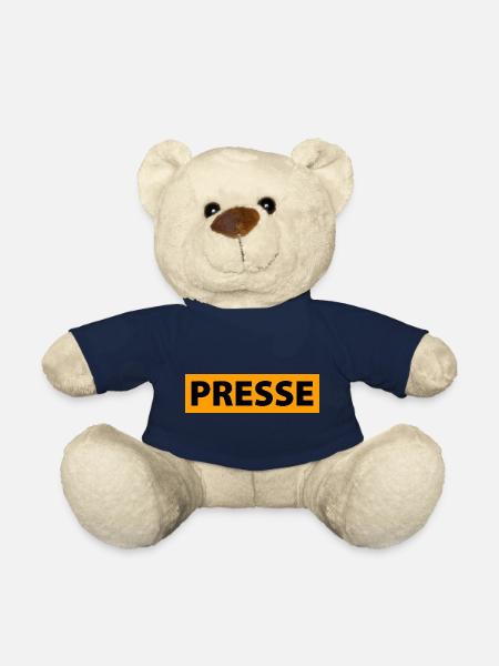 presse - Nounours - bleu marine