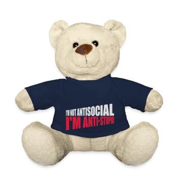 not antisocial anti stupid - Teddy - French Navy - Vorne