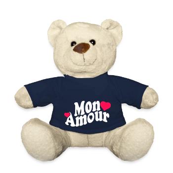 Meine Liebe, Valentinstag, - Teddy - French Navy - Vorne