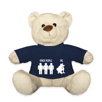 Lustiges Fotograf Geschenk Fotografie - Teddy - French Navy - Vorne