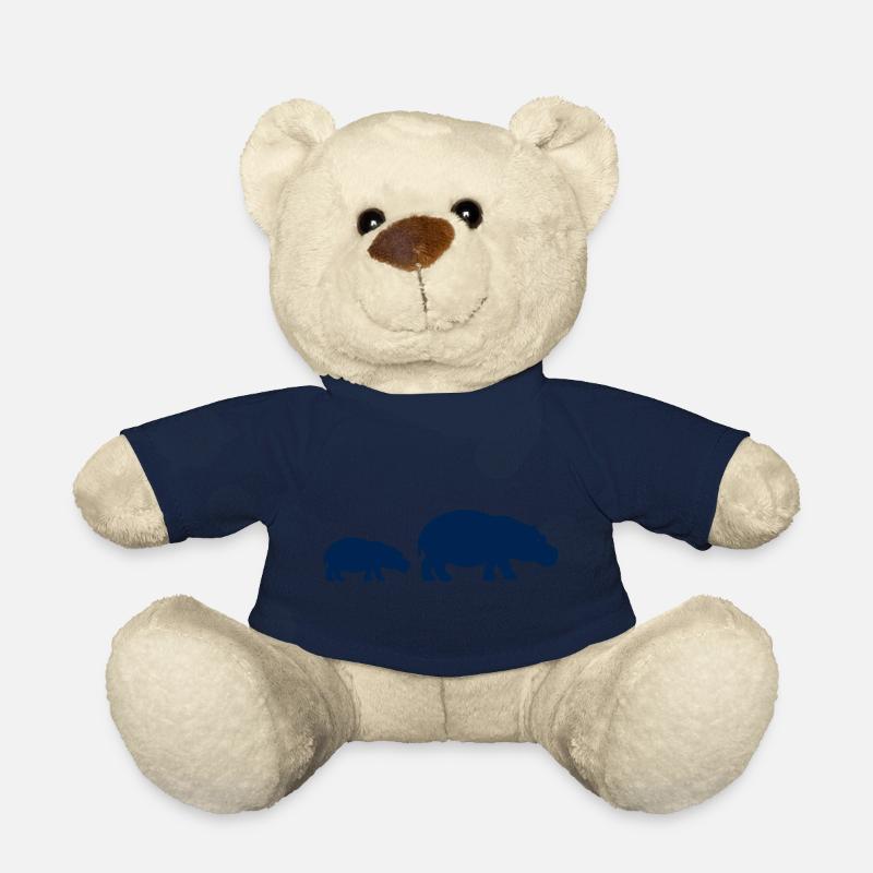 nilpferde silhouette - Teddy - French Navy