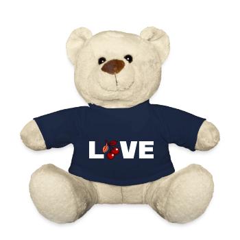 Love - cerises - Nounours - bleu marine - Devant
