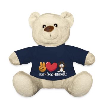Bernedoodle Dog - Teddy Bear - french navy - Front