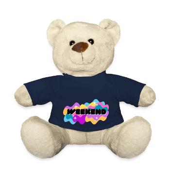 Weekend Vibes Shirt - Teddy - French Navy - Vorne