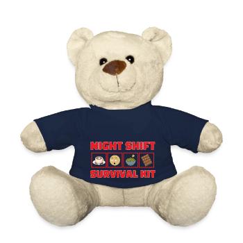Night Shift Nurse - Teddy Bear - french navy - Front