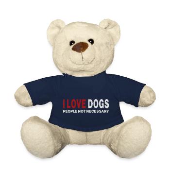 Ich liebe Hunde, Menschen nicht notwendig - Teddy - French Navy - Vorne