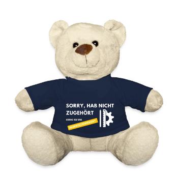 Sorry, I didn't listen, it was about engineering - Teddy Bear - french navy - Front