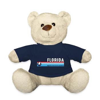 Florida Sunshine State Est 1845 Vintage Classic - Teddy Bear - french navy - Front